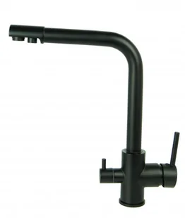 STELLMAN Bateria kuchenna do filtra wody SIVANA Czarna trójdrożna 1800SB - Baterie kuchenne STELLMAN Bateria kuchenna do filtra wody SIVANA Czarna trójdrożna 1800SB - Baterie kuchenne - miniaturka - grafika 1