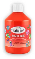 Farby i media malarskie - Rainbow, farba akrylowa, 500 ml, czerwona - miniaturka - grafika 1