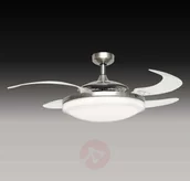 Wentylatory sufitowe - Beacon International Wentylator sufitowy FANAWAY EVO 2, chrom szczotk. - miniaturka - grafika 1