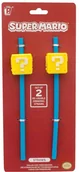 Gadżety dla graczy - Paladone Gadżet Nintendo Słomki Straws Super Mario AUTORYZOWANY SKLEP NINTENDO WARSZAWA URSYNÓW MOKOTÓW CH LAND METRO SŁUŻEW 533 111 700 - miniaturka - grafika 1