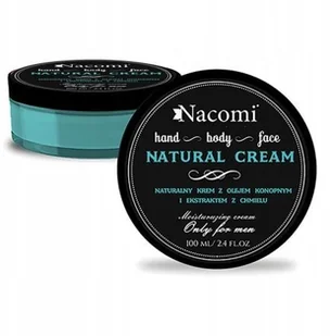 Nacomi naturalny krem dla mężczyzn z olejem konopnym i ekstraktem z chmielu 100ml - Kosmetyki do pielęgnacji twarzy męskie - miniaturka - grafika 6