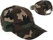 Czapki męskie - Baseballówka Czapka Baseball Camo Moro Woodland - miniaturka - grafika 1