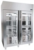 Szafy i witryny chłodnicze - DORA METAL Szafa chłodnicza przeszklona podwójna DM-92609 STANDARD 1448-uniw - miniaturka - grafika 1