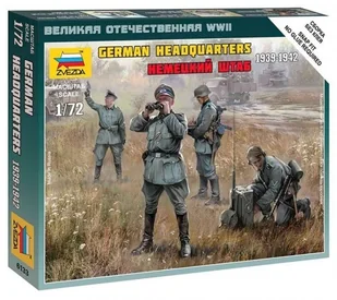 ZVEZDA German Army Headquarter WII JPZVEFKCNI46984 - Modele do sklejania - miniaturka - grafika 3