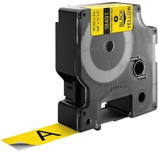 Dymo oryginalny taśma do drukarek etykiet, , 18491, czarny druk/żółty podkła - Taśmy do drukarek barwiące - miniaturka - grafika 2