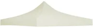 Pawilony ogrodowe - vidaXL Dach namiotu imprezowego, 3 x 3 m, kremowy - miniaturka - grafika 1