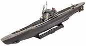 Modele do sklejania - Revell 05154 model 12 zestaw German Submarine Type VII C/41 W skali 1: 350, Level 4, U-Boot, wierne imitacja, długość 19,2 cm - miniaturka - grafika 1