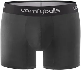 ComfyBalls COMFYBALLS bokserki LONG COTTON szaro-czarne - Bielizna sportowa męska - miniaturka - grafika 2