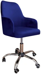 Fotel biurowy, krzesło biurowe ATOS Fotel obrotowy Westa MG16 granatowy - Fotele i krzesła biurowe - miniaturka - grafika 2