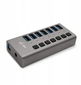 Huby USB - i-Tec Hub Usb 3.0 -7 Portów Z Zasilaczem i wyłączn - miniaturka - grafika 1
