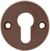 Szyldy i rozety - Domino Rozeta Econom na wkładkę brąz - miniaturka - grafika 1