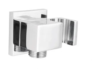 Deante CASCADA chrom Uchwyt na słuchawkę / przyłącze węża kwadratowe NAC 053K - Akcesoria łazienkowe - miniaturka - grafika 4