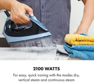 Klarstein Speed Iron V2 (SI5-Speediron V2 BL) - Żelazka - miniaturka - grafika 2