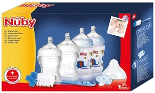 Babymoov Nuby, Butelki, Niebieski, 2x150 ml, 2x 270ml, Smoczek, Szczotka do mycia butelek, Zestaw - Smoczki do butelek Babymoov Nuby, Butelki, Niebieski, 2x150 ml, 2x 270ml, Smoczek, Szczotka do mycia butelek, Zestaw - Smoczki do butelek - miniaturka - grafika 5