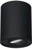 Lampy sufitowe - Ideus Downlight LAMPA sufitowa HARY 03713 natynkowa OPRAWA metalowa tuba spot okrągły czarny 03713 - miniaturka - grafika 1