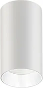 Oprawy, klosze i abażury - Maclean Oprawa natynkowa tuba punktowa okrągła aluminiowa GU10 55x100mm kolor biały MCE458 W/W - miniaturka - grafika 1