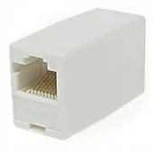 Wtyczki i adaptery - Przejściówka Łącznik Beczka RJ45 RJ-45 KAT5E 8P8C - miniaturka - grafika 1