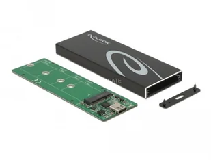 Delock 42003 obudowa do dysków twardych Obudowa SSD Czarny M.2, Obudowa dysku - Tuning komputera - akcesoria Delock 42003 obudowa do dysków twardych Obudowa SSD Czarny M.2, Obudowa dysku - Tuning komputera - akcesoria - miniaturka - grafika 1