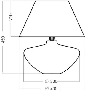 4concepts Nocna LAMPA stołowa MADRID L008811206 sypialniana LAMPKA stojąca szara zielona L008811206 - Lampy stojące - miniaturka - grafika 2