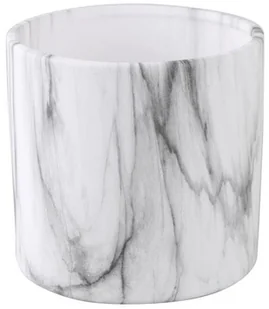 TAJEMNICZY OGRÓD Osłonka na doniczkę 13 cm ceramiczna MARMUR - Donice - miniaturka - grafika 2