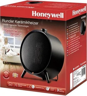 Honeywell okrągły grzejnik ceramiczny, czarny HCE200BE4 - Ogrzewanie przenośne - miniaturka - grafika 3