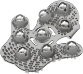 Akcesoria łazienkowe - Rękawica do masażu 9 masujących kul 160992 - miniaturka - grafika 1