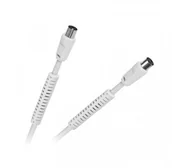 Kable komputerowe i do monitorów - HQ Kabel Tv-video 1.5m Biały Przewód Tanio Wawa - miniaturka - grafika 1