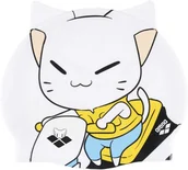 Pływanie - Arena CZEPEK JUNIOR FRIENDS KID CAP KITTIES WHITE-YELLOW - miniaturka - grafika 1