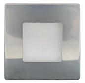 Oprawy, klosze i abażury - Greenlux OPRAWA LED ŚCIENNA DOPUSZKOWA DECENTLY IP44 Nickel 2.5W NW GXLL054 - miniaturka - grafika 1