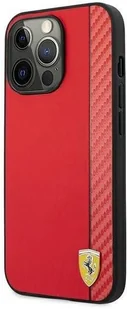 Ferrari FESAXHCP13XRE iPhone 13 Pro Max 6,7" czerwony/red hardcase On Track Carbon Stripe hurtel-78868-0 - Etui i futerały do telefonów - miniaturka - grafika 2