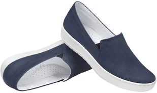 Simen wsuwane Slip On 0772 Granatowe 27386 - Slip on damskie - miniaturka - grafika 4