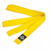 Kimona, stroje i obuwie - Żółty Pas Do Kimona Karate Judo Bjj Aikido 260 cm - miniaturka - grafika 1