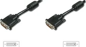 Kable - Digitus Kabel DVI-D DVI-D 3m czarny AK-320101-030-S AK-320101-030-S - miniaturka - grafika 1