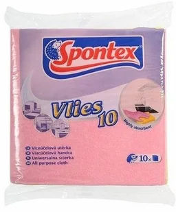 Spontex Ścierka Uniwersalna Vlies 10szt 44013 000935 - Ściereczki, gąbki, czyściki - miniaturka - grafika 2