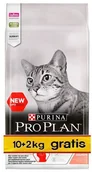 Mokra karma dla kotów - Purina Pro Plan Cat Sterilised Optisenses Salmon 12kg 10+2kg gratis) - miniaturka - grafika 1