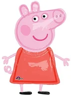 Urodziny dziecka - Amscan International 3231601 balon "Peppa Pig Air Walkers", 91,4 cm - miniaturka - grafika 1