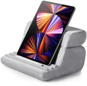 Uchwyty samochodowe do telefonów - Ugreen gumowa składana podstawka na tablet telefon biały (60646 LP473) 60646 LP473 - miniaturka - grafika 1