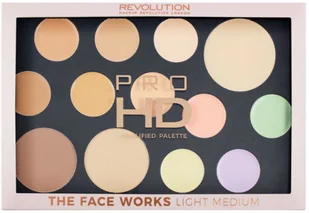 REVOLUTION Pro HD Palette The Works light medium Makeup Revolutio - Pozostałe akcesoria do makijażu - miniaturka - grafika 4