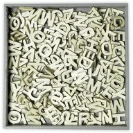 Zabawki kreatywne - Knorr Prandell Knorr Prandel drewniane ozdoby, Alfabet, 250 sztuk - miniaturka - grafika 1