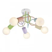 Lampy sufitowe - Rabalux Linett 5xE27 Dziecięca lampa sufitowa 6340 6340 - miniaturka - grafika 1