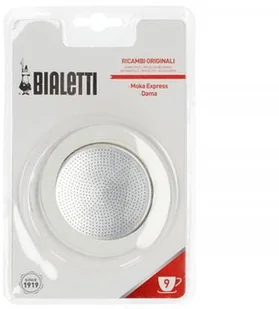 Bialetti Uszczelki 0800005 + Sitko 9 TZ Aluminium 3 sztuki) - Akcesoria i części AGD - miniaturka - grafika 2