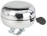 Dzwonki do roweru - FISCHER Dzwonek rowerowy marki retro, srebrny/chromowany, One Size 85808 - miniaturka - grafika 1