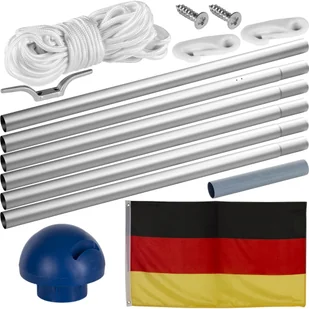 FLAGMASTER MASZT FLAGOWY 6,5M ALU MASZT DO FLAGI + FLAGA PL M2600 - Flagi i akcesoria - miniaturka - grafika 4