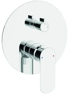 Laveo natryskowa podtynkowa ASTA chrom BAS_00PD - Baterie wannowe i prysznicowe - miniaturka - grafika 2