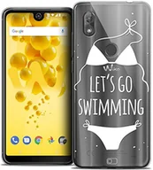 Etui i futerały do telefonów - Wiko Caseink Etui ochronne do View 2, ultracienkie, motyw: Summer Let's Go Swim CRYSPRNTETEVIEW2SWIM - miniaturka - grafika 1
