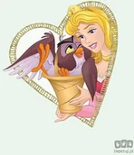 Wyposażenie pokoiku dziecięcego - Obraz Komar Aurora & Owl WB081 WB081 - miniaturka - grafika 1