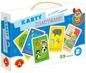 Książki edukacyjne - Alexander Karty Zgadywanki - Sówka mądra główka - miniaturka - grafika 1