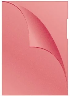 Q-Connect Obwoluta typu L, PP, A4, groszkowa, czerwona KF00306 - Koszulki na dokumenty - miniaturka - grafika 3