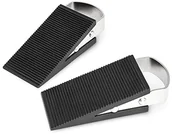 Akcesoria do drzwi - Relaxdays Klin drzwiowy-częściowy zestaw, stoper do drzwi do okien i drzwi, HBT : ok. 3 x 5 x 12 cm, czarna 10010084 - miniaturka - grafika 1