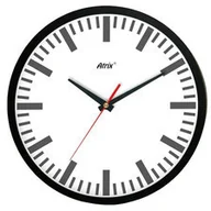 Zegary - Atrix Zegar ścienny czarny index ATE2013X1S - miniaturka - grafika 1